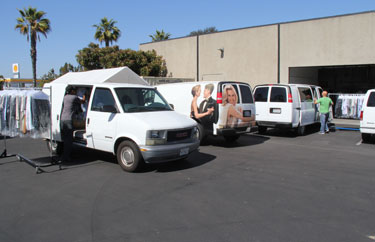 Resort Care delivery vans